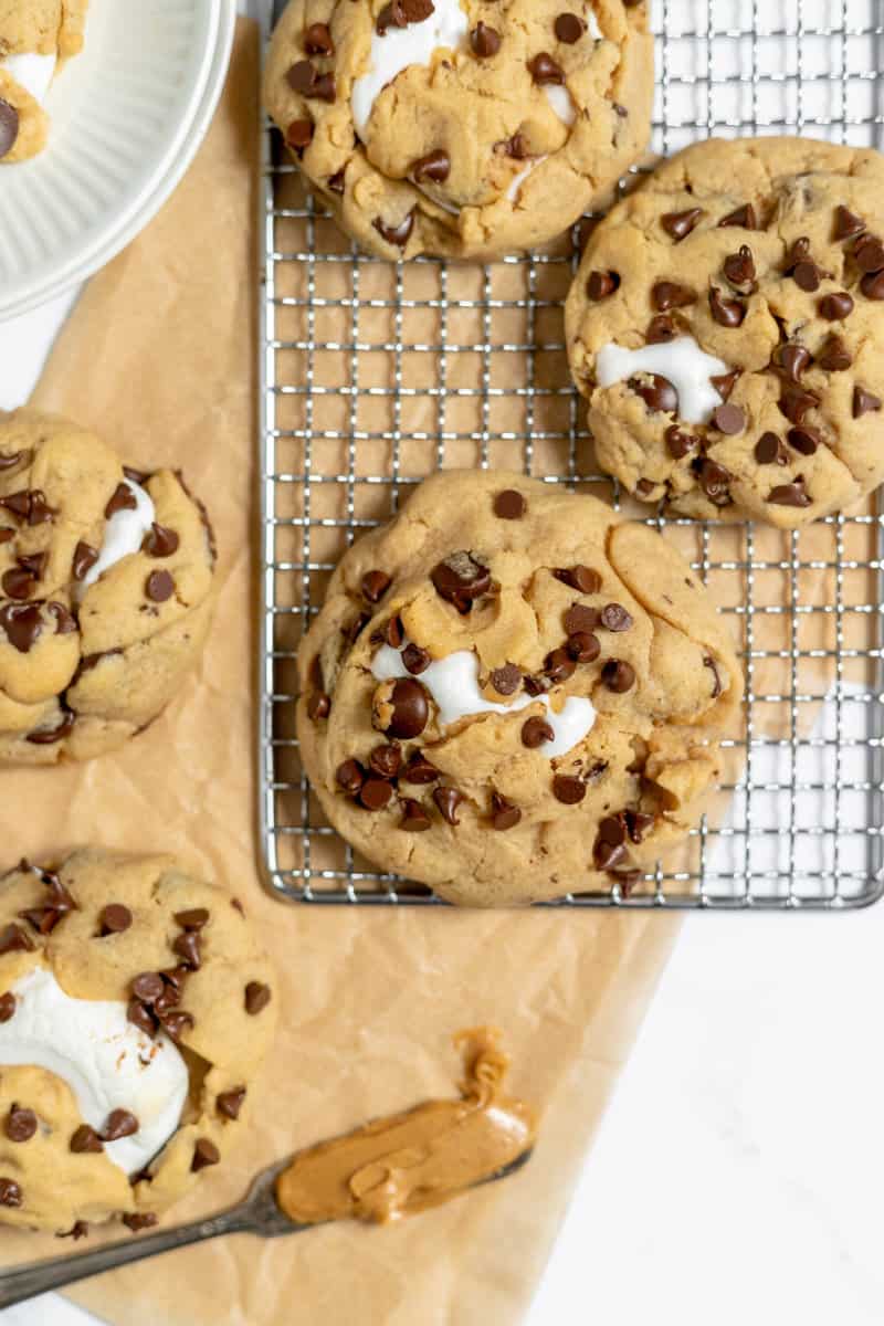 CHOCOLATE CHIP FLUFFERNUTTER COOKIES Bake Me a Cookie