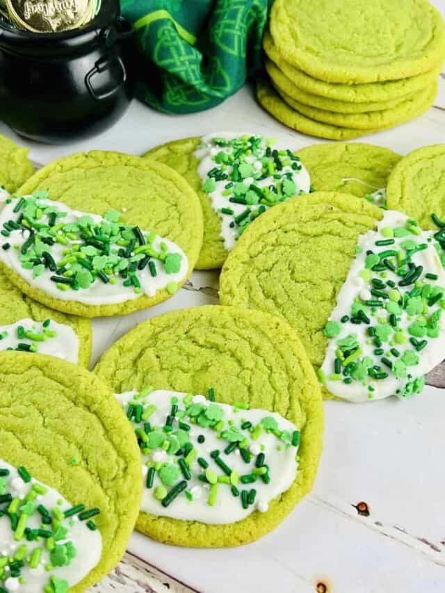 St Patrick’s Day Pistachio Cookies Story