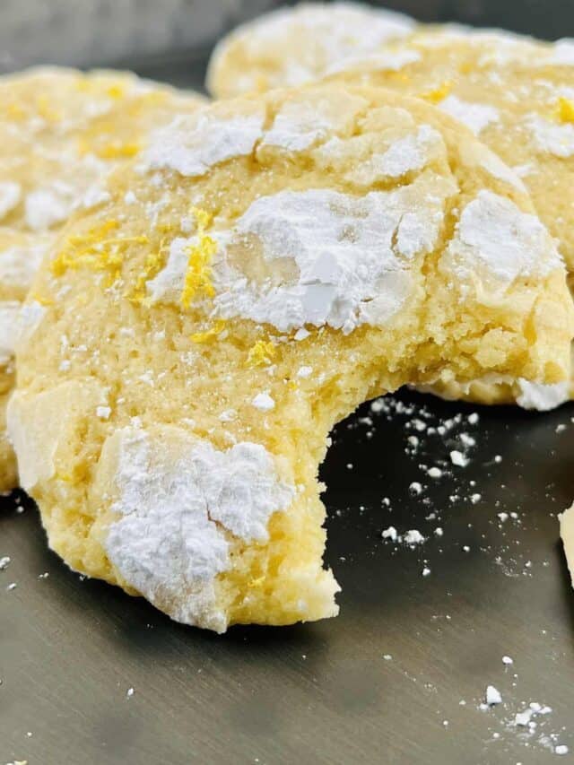 Lemon Crinkle Cookies Story