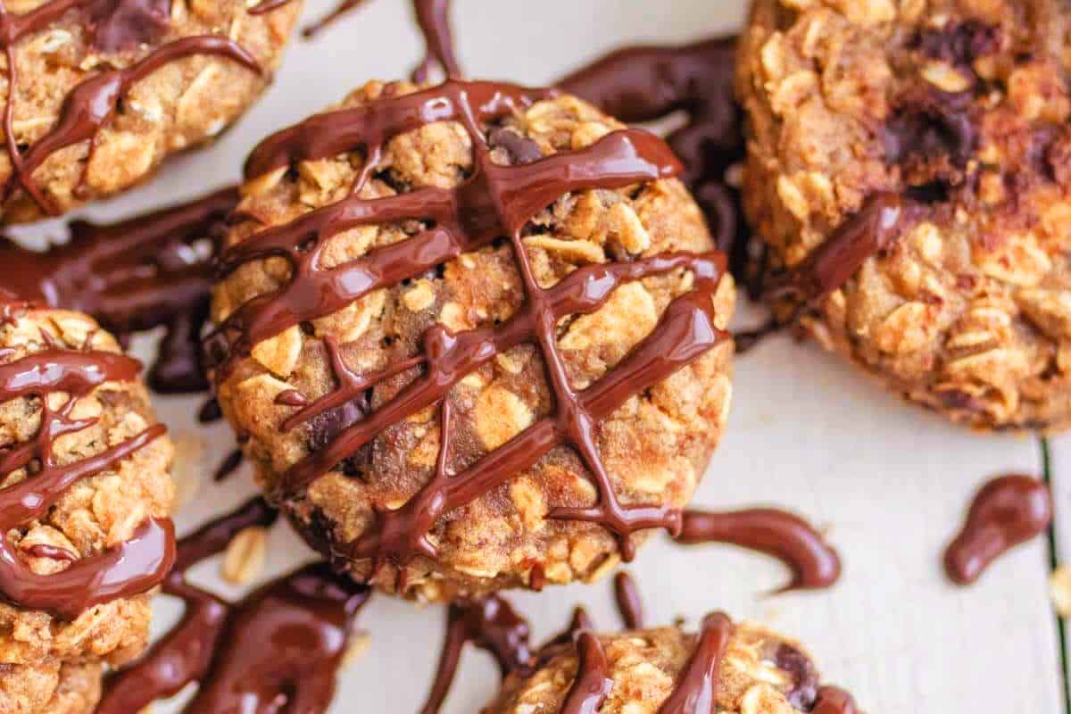 Date sweetened chocolate chip cookies.