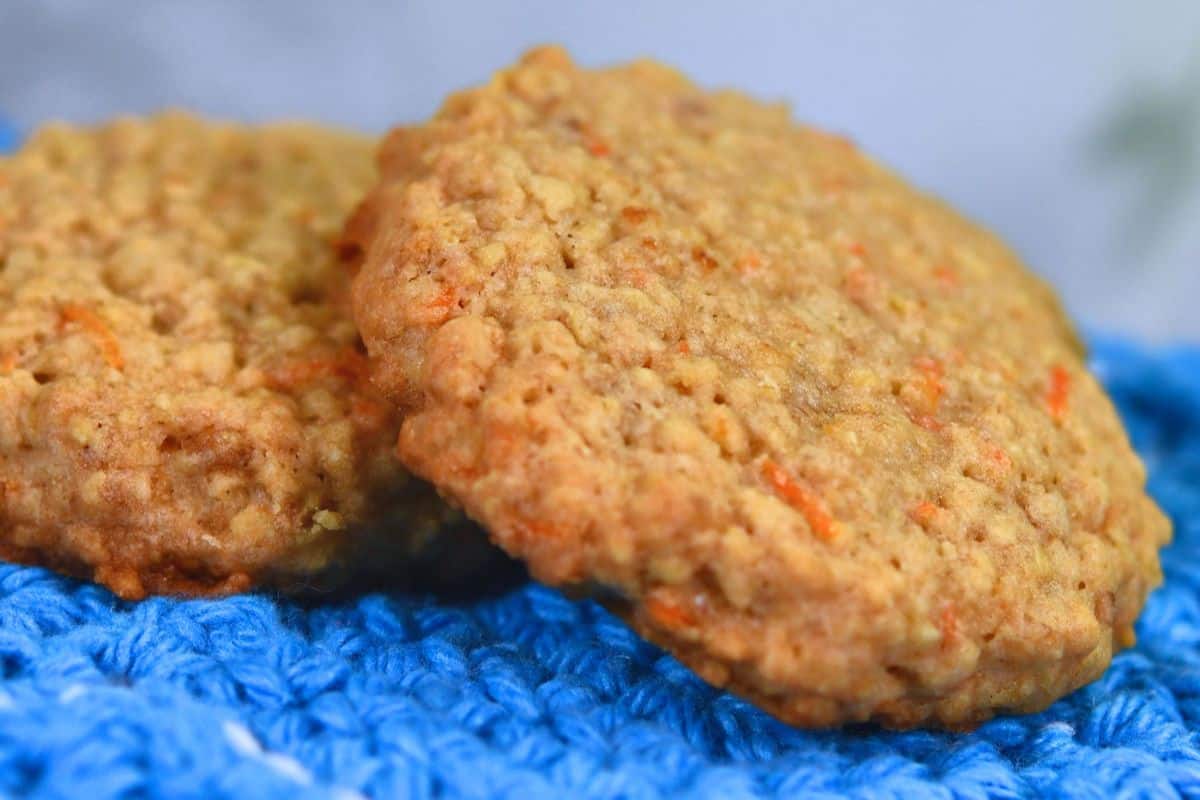 Carrot oatmeal cookies.