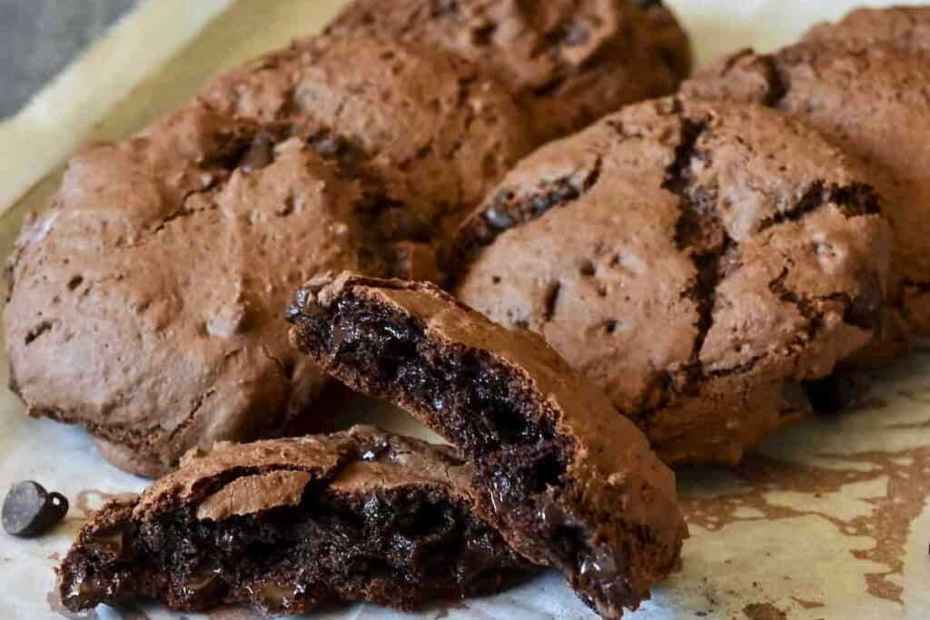 Chocolate banana cookies.
