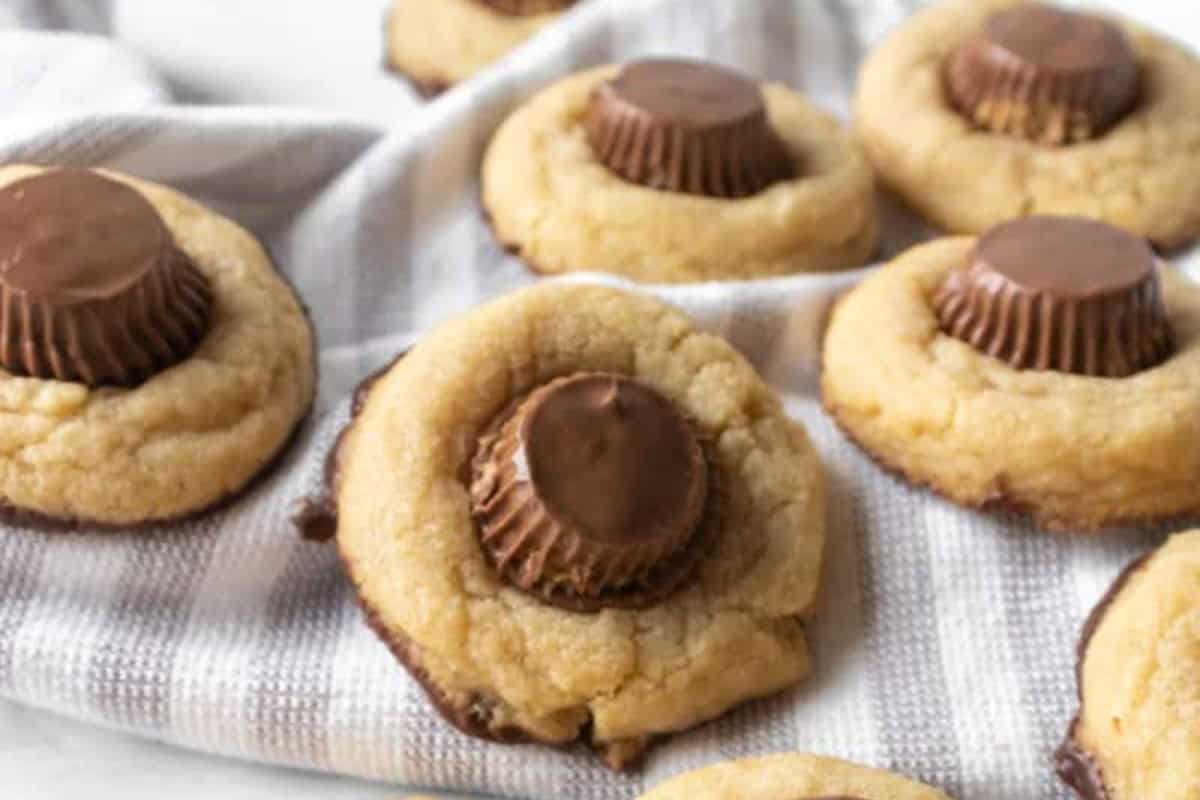 Peanut butter cup cookies.