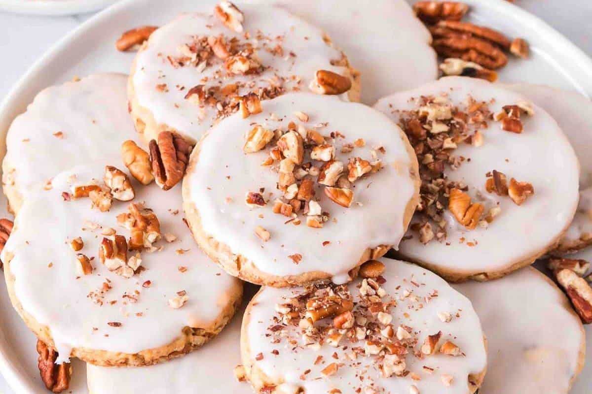 Pecan sugar cookies.