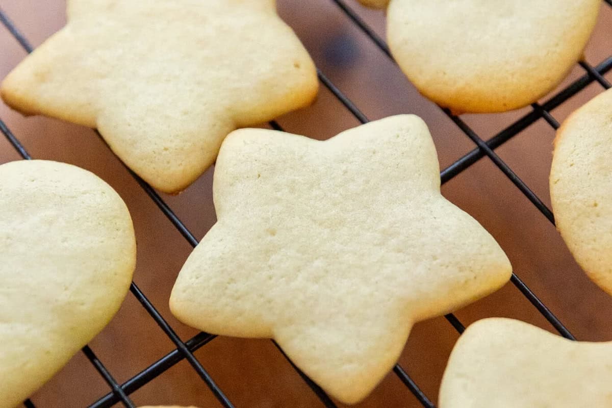 Star shaped cookies.