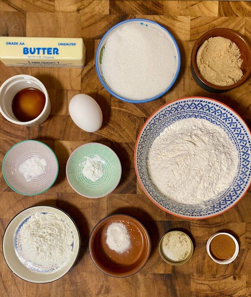 Crumbl Snickerdoodle Cupcake Cookie ingredients