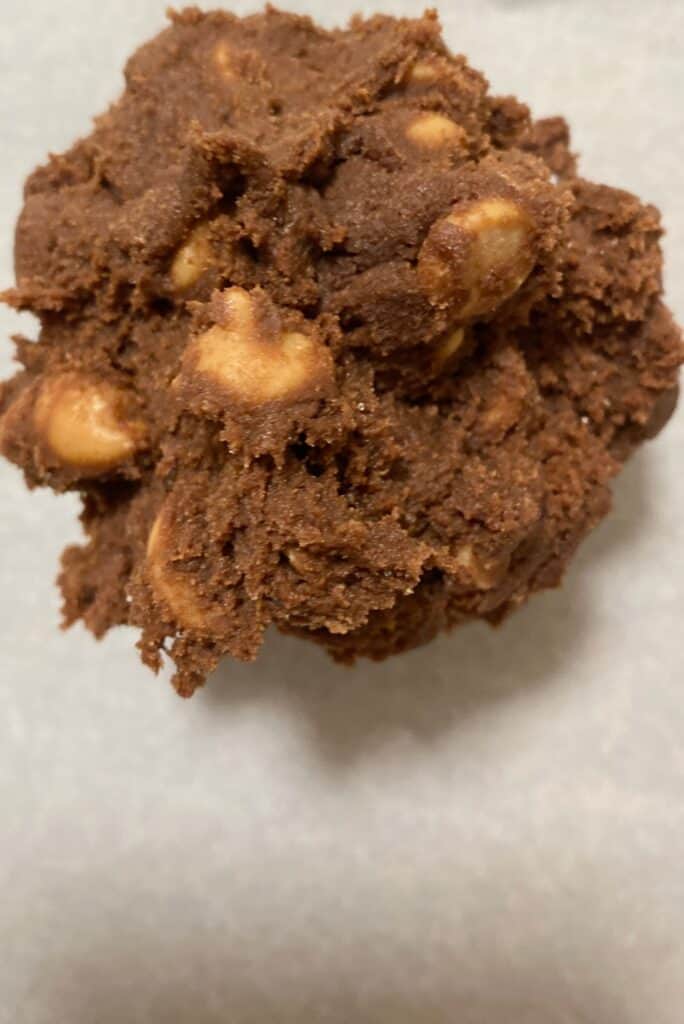Levain Dark Chocolate Peanut Butter Cookie dough ball