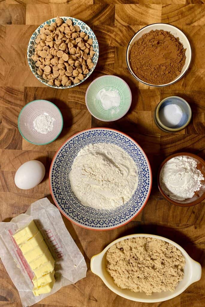 Levain Dark Chocolate Peanut Butter Cookie ingredients