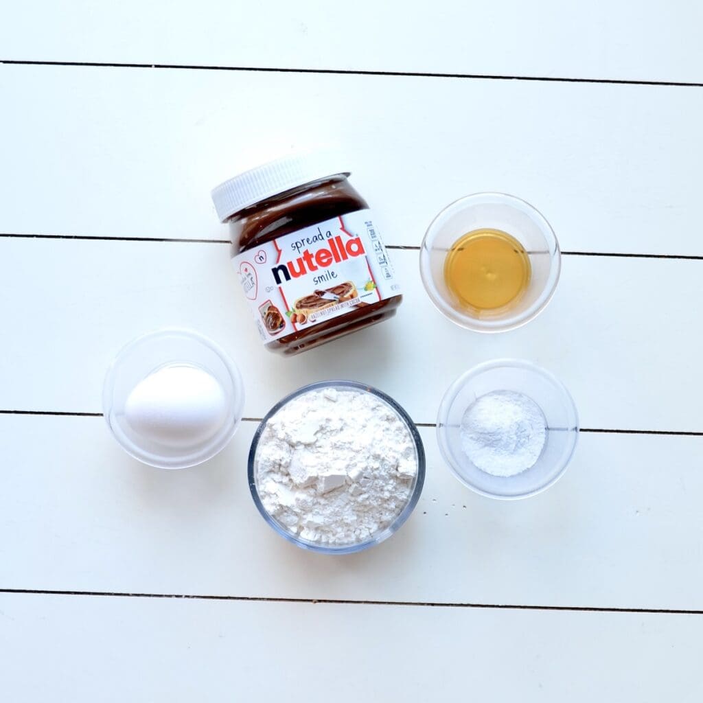 Ingredients for making cookies