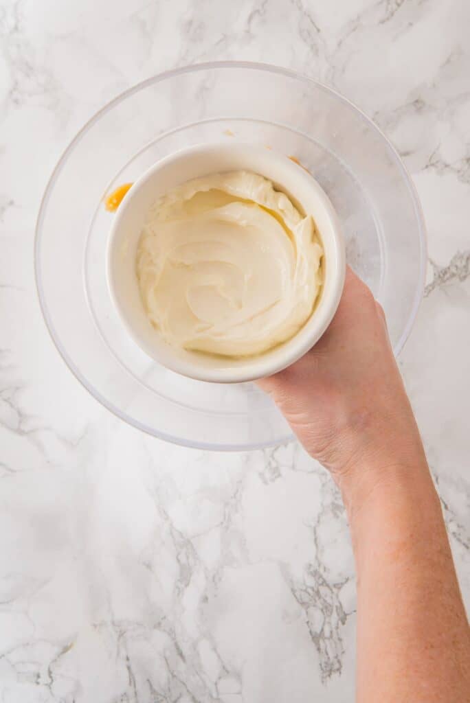 Add cream cheese to a bowl