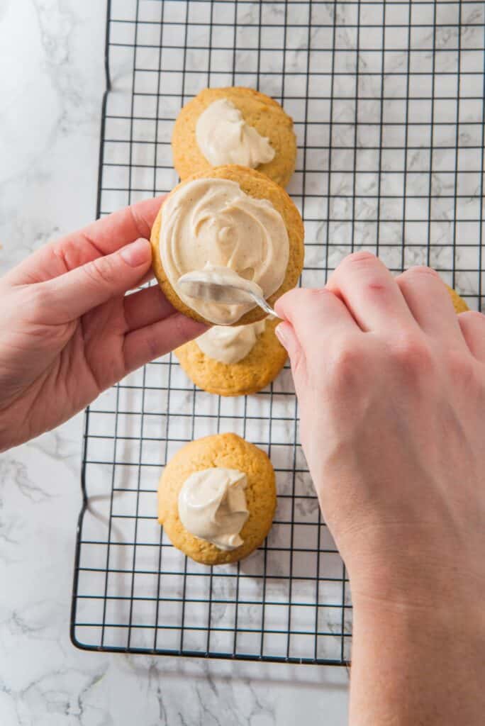 Decorating Sour Cream Brown Butter Cookies