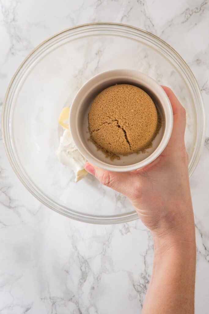 Add brown sugar to a bowl