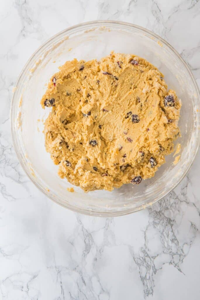 Cranberry Orange Cookies dough