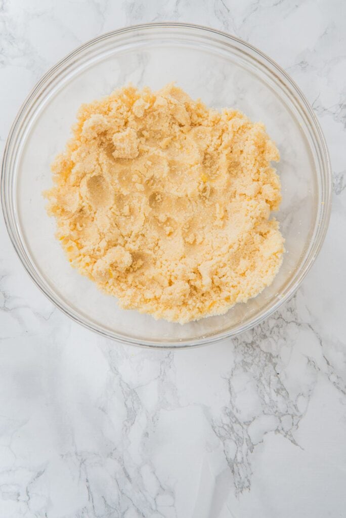 Meyer Lemon Bars dough