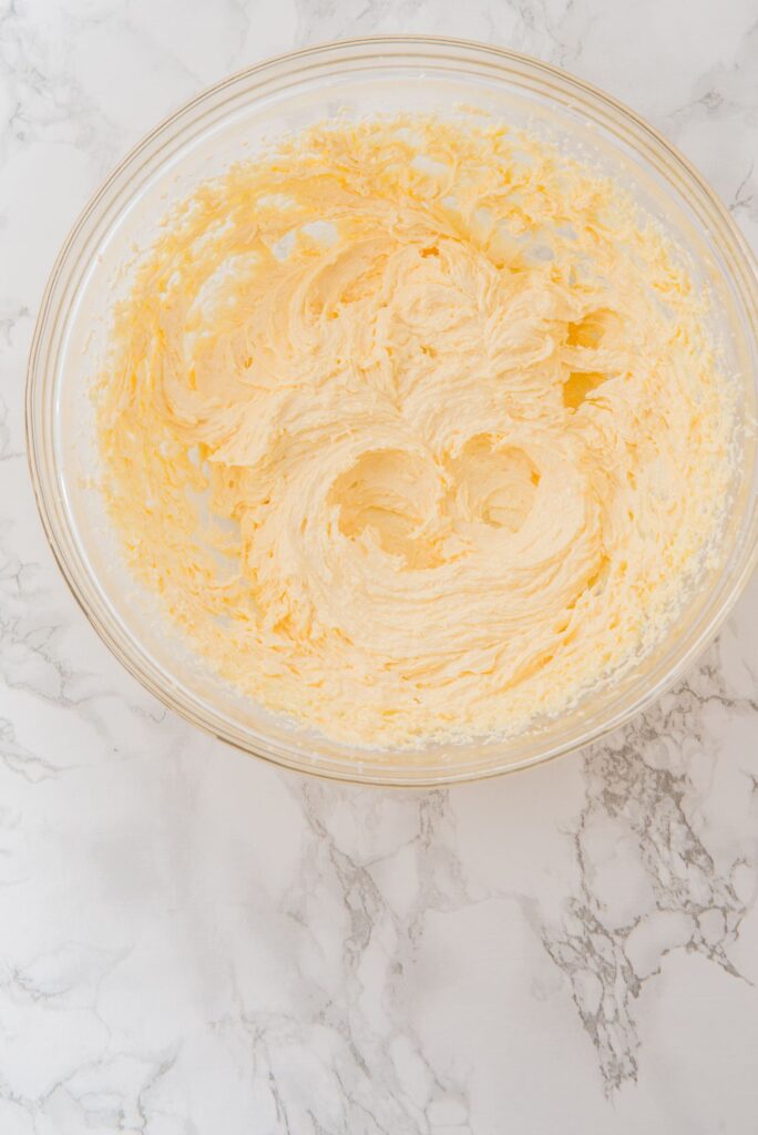 Creamy batter of Wicked Themed Birthday Cookies